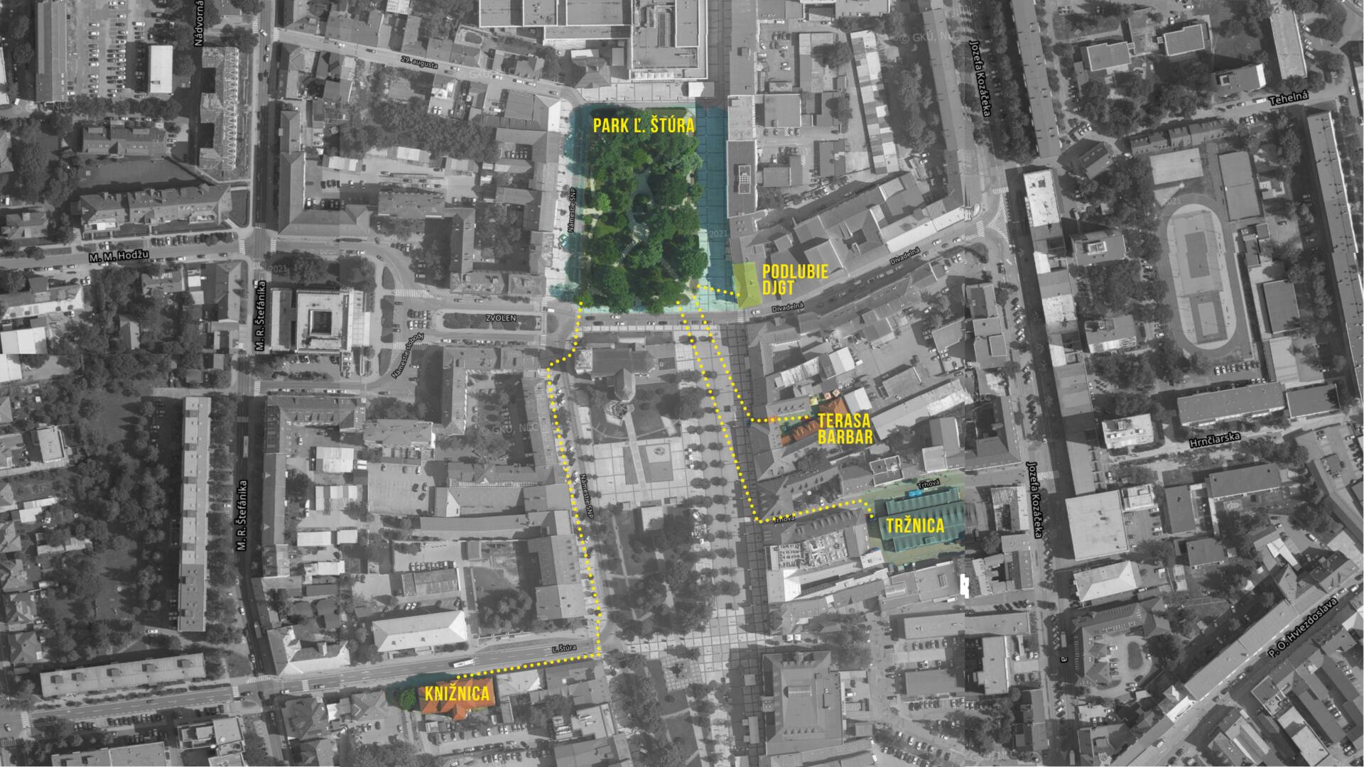 Mapa miest Festivalu Ľudskosť